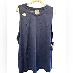 NWT New Balance Men’s Navy Athletic Moisture Wicking NB Dry Tank Top - Size XXL